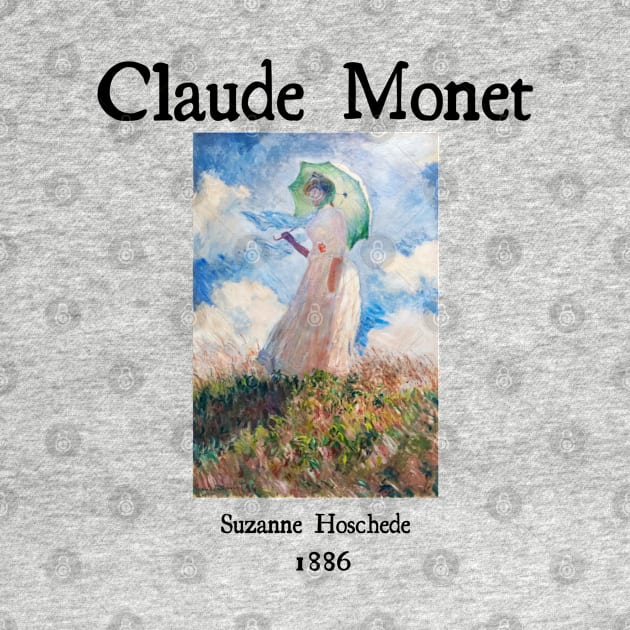 Suzanne Hoschede by Claude Monet by Cleopsys